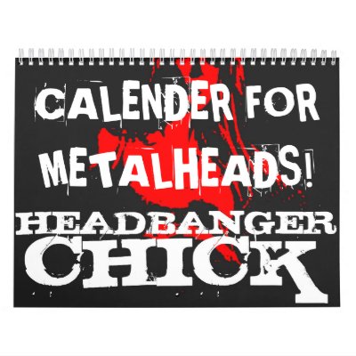 Metalhead Calender Wall Calendar Metalhead Calender Wall Calendar