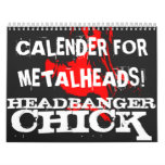 Metalhead Calender Wall Calendar