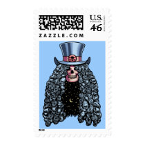 Metalhead Ed Winter Postage Stamp