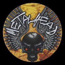 Metalhead Skullwing stickers