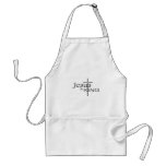 Metalic Jesus is KING Apron