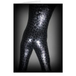 Metalic Leopard Zentai 2 Card