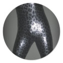 Metalic Leopard Zentai 4 Sticker by MDKgraphics Metalic Leopard Zentai 4 Sticker