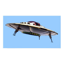 Metalic UFO Poster posters