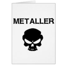 Metaller Greeting Card