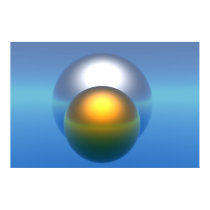 Metallic Balls Poster posters