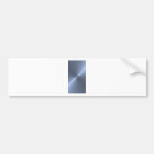 Metallic Blue Bumper Stickers