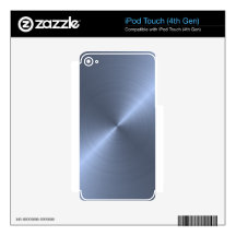 Metallic Blue iPod Touch 4G Decal