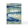 Metallic Blue Squiggle, H...