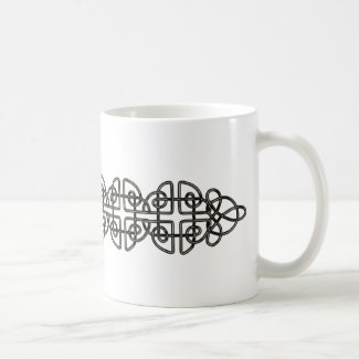 Metallic Celtic Knot Strip mug