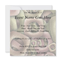 Metallic Cereal Invitation