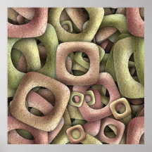 Metallic Cereal Poster