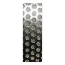 Metallic Circles Bookmark Business Card