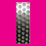 Metallic Circles Bookmark Business Card