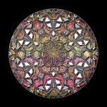 Metallic Crystal Mandala magnets