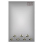 Metallic Fleur de lis (Gold) Personalized Stationery