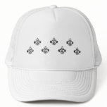 Metallic Fleur de lis (Silver) hats