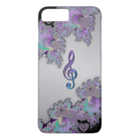 Metallic Fractal Music Clef iPhone 6 Plus Case