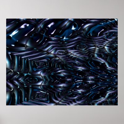 Metallic Gem Print by 3dartwork