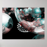 Metallic Globe Poster