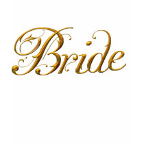 Metallic Gold Bride t-shirts by SweetRascal Metallic Gold Bride t-shirts