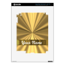 Metallic Gold looking iPad 3 Decal