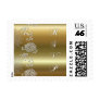 Metallic Gold RSVP