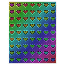 metallic heart pattern flyers by fotowino metallic heart pattern flyers