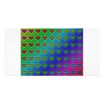 metallic heart pattern photo cards by fotowino metallic heart pattern photo cards