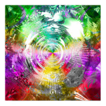 Metallic Mandelbrot 3c posters