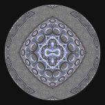 Metallic Pincers Round Stickers