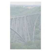 Metallic railway bridge, Viaur River, France Personalized Stationery