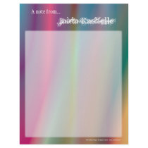 Metallic Rainbow Letterhead