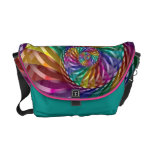 Metallic Rainbow Messenger Bag