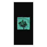 Metallic Rose Rack Card