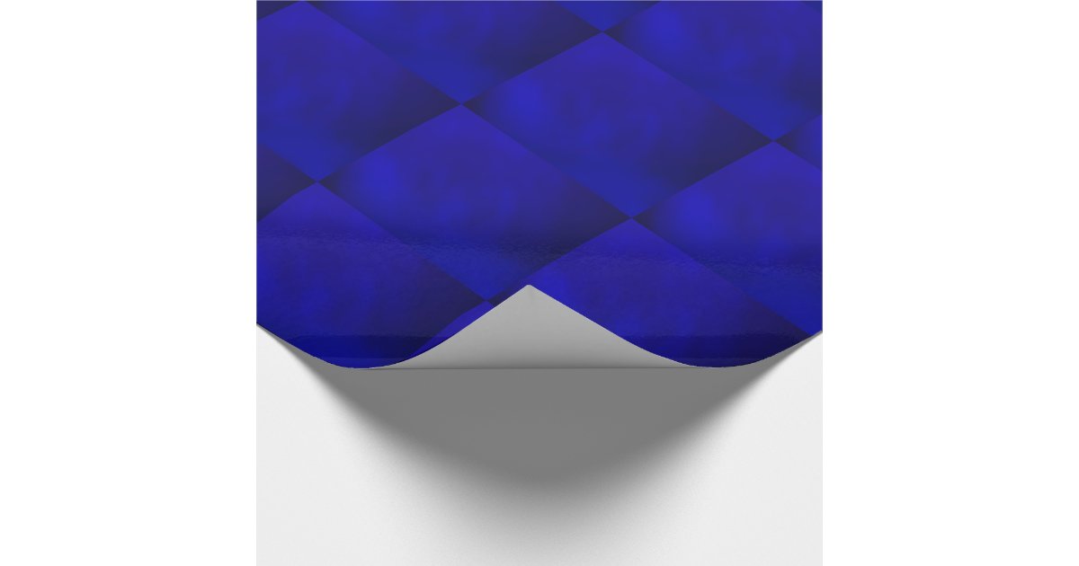 Metallic Royal Blue Wrapping Paper | Zazzle