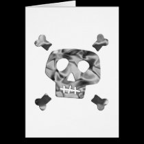 Metallic Skull cards