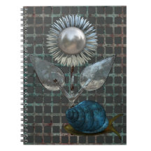 Metallic Snail Spiral Notebooks