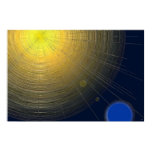 Metallic Sun Poster