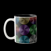 Metallic Swirls Mug mugs