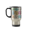 Metallic Swirly Travelers Mug