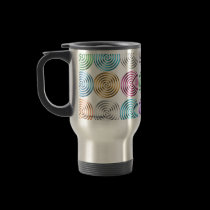 Metallic Swirly Travelers Mug mugs
