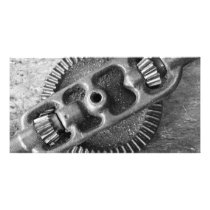Metallic tool picture card