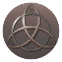 Metallic Trinity Celtic Knot sticker