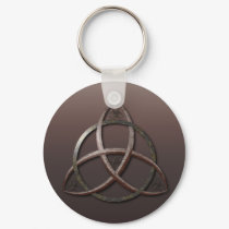 Metallic Trinity Knot keychains