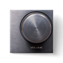 Metallic Volume Knob Button