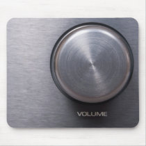 Metallic Volume Knob Mouse Pad