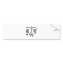 MetalPailsBalancedOnPole090312.png Bumper Stickers