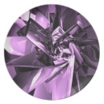 Metals of Purple Party Plates