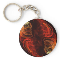 Metamorphosis Abstract Art Keychain